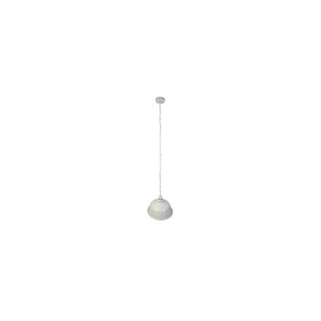 Lámpara colgante 40W Combal blanco 1luz E27 trend metal 40cm