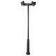Lámpara Pie exterior led 12W Camboya 2luces 600lm metal IP44 190cm