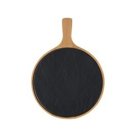 Tabla de porcelana c/bambú