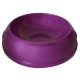 Plato para mascota plástico ligero grande morado