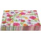 Servilleta papel 33x33 rosa florecita