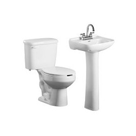 Sanitario con lavabo- pedestal Cosmos II blanco