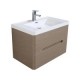 Mueble baño river taupe 80 cm