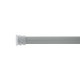 Cortinero de baño extensible 73x110 cm plata