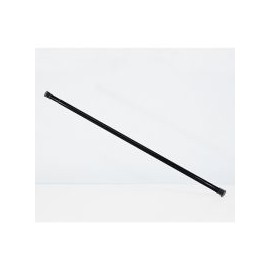Cortinero de baño extensible 105x183 cm chocolate
