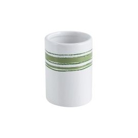 Vaso de baño raya verde