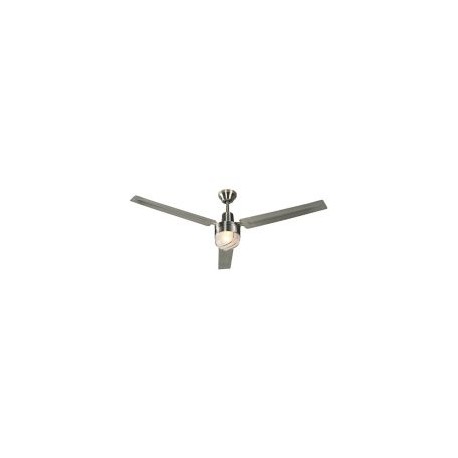 Ventilador 54" Vanetti Ind satinado 1luz c/c pared