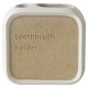 Portacepillo Piedra beige con blanco