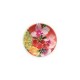 Plato trinche melamina 26cm flor fucsia Fantasy Garden