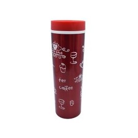 Termo plástico doble pared 450ml estampado