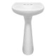 Lavabo y pedestal Jazmín blanco