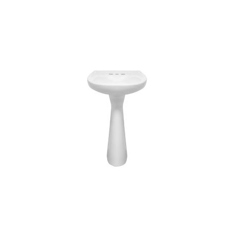Lavabo y pedestal Jazmín blanco