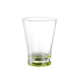 Vaso Acrílico Mediano 340Ml V Fondo Verde