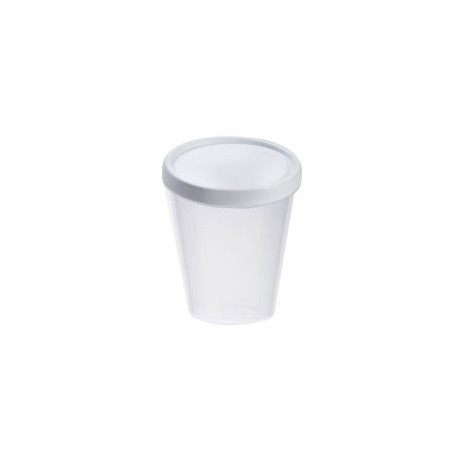 Contenedor c/taparrosca 600 ml plástico