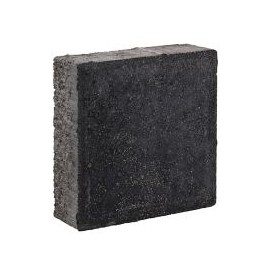 Adoquín cuadro negro 20x20x6cm