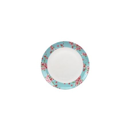 Plato 26X26Cm Floralturqueza