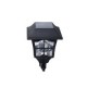 Farol pared led rustic negra