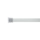 Cortinero de baño extensible 73x110 cm blanco