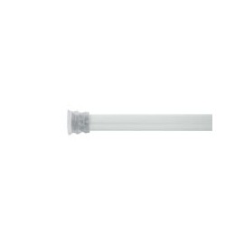 Cortinero de baño extensible 73x110 cm blanco