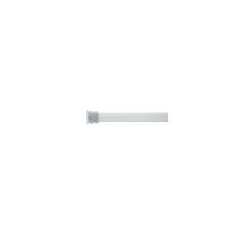 Cortinero de baño extensible 73x110 cm blanco