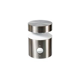 Arbotante exterior Atenas led sensor 6W plata neutra 600lm metal 12cm
