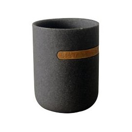 Vaso de baño piedra negro/café