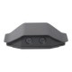 Arbotante exterior Lisboa led 4W Gris neutra 400lm metal IP44 10cm