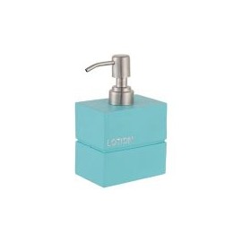 Dispensador de jabón Letras turquesa