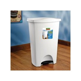 Bote de Basura Pedal Blanco 12 lts. Vanyplas