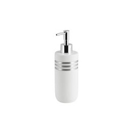Dispensador de jabón raya plata