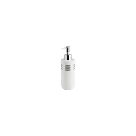 Dispensador de jabón raya plata