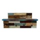 Percha /repisa 4 ganchos metal vintage