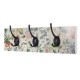 Perchero para pared de flores