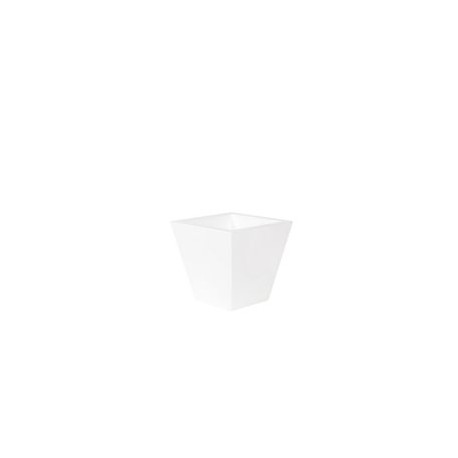 Maceta Clavel blanca 30x30x28 cm