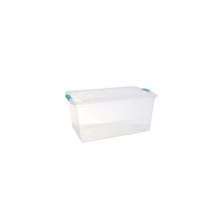 Caja plastica 61 lts con clip en lateral
