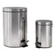 Set de botes basura 12 lt.+3 lt. acero inoxidable