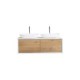 Mueble baño doble fiona blanco 120 cm