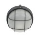 Tortuga 60W gato negro 1luz E27 redondo Ip44 10cm