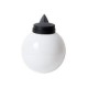 Arbotante exterior Roma 60W negro 1luz E27 metal IP44 25cm