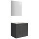 Mueble de baño Street con espejo gris
