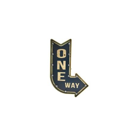 Letrero One Way S/B