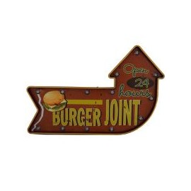 Letrero Burger Joint S/B