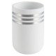 Vaso de baño raya plata