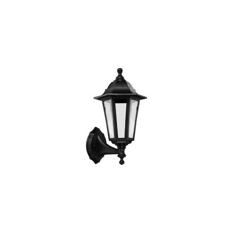 Arbotante Venecia 60W negro 1luz E27 metal IP44 35cm