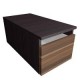 Cajonera con 1 compartimento 30 cm Chocolate