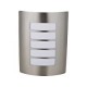 Arbotante exterior Austin 15W plata 1luz E27 IP44 20cm