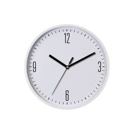 Reloj de pared basic blanco 22cm