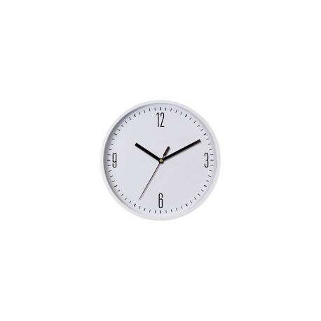 Reloj de pared basic blanco 22cm
