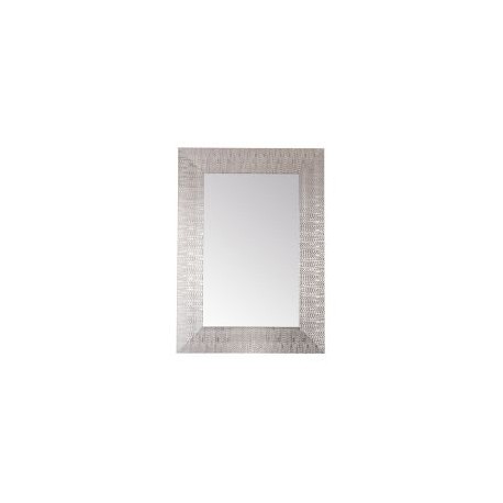Espejo decorativo plata 50x70 cm