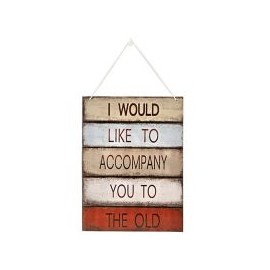 Lienzo Frases B Old 30x40 cm